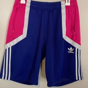adidas Pink and Blue Athletic Shorts